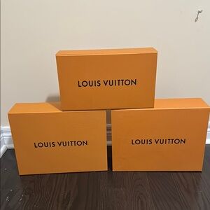 Louis Vuitton Signature Orange Box - GROUP OF 3